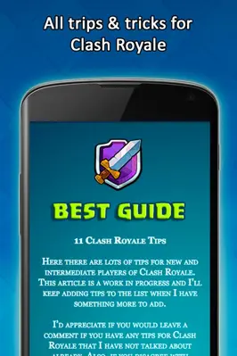 Cheats For Clash Royale app android App screenshot 1